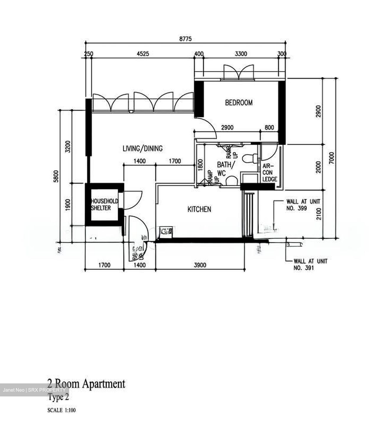 Blk 445A Fernvale Vista (Sengkang), HDB 2 Rooms #593589151